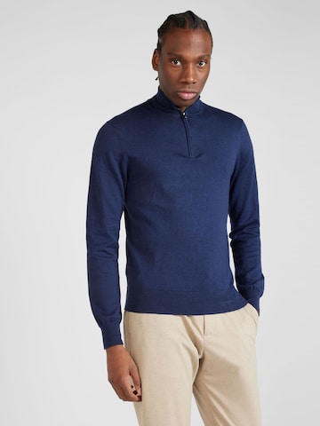 Hackett London - Jersey en azul: frente