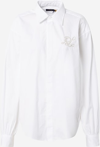 Polo Ralph Lauren Blouse in Wit: voorkant