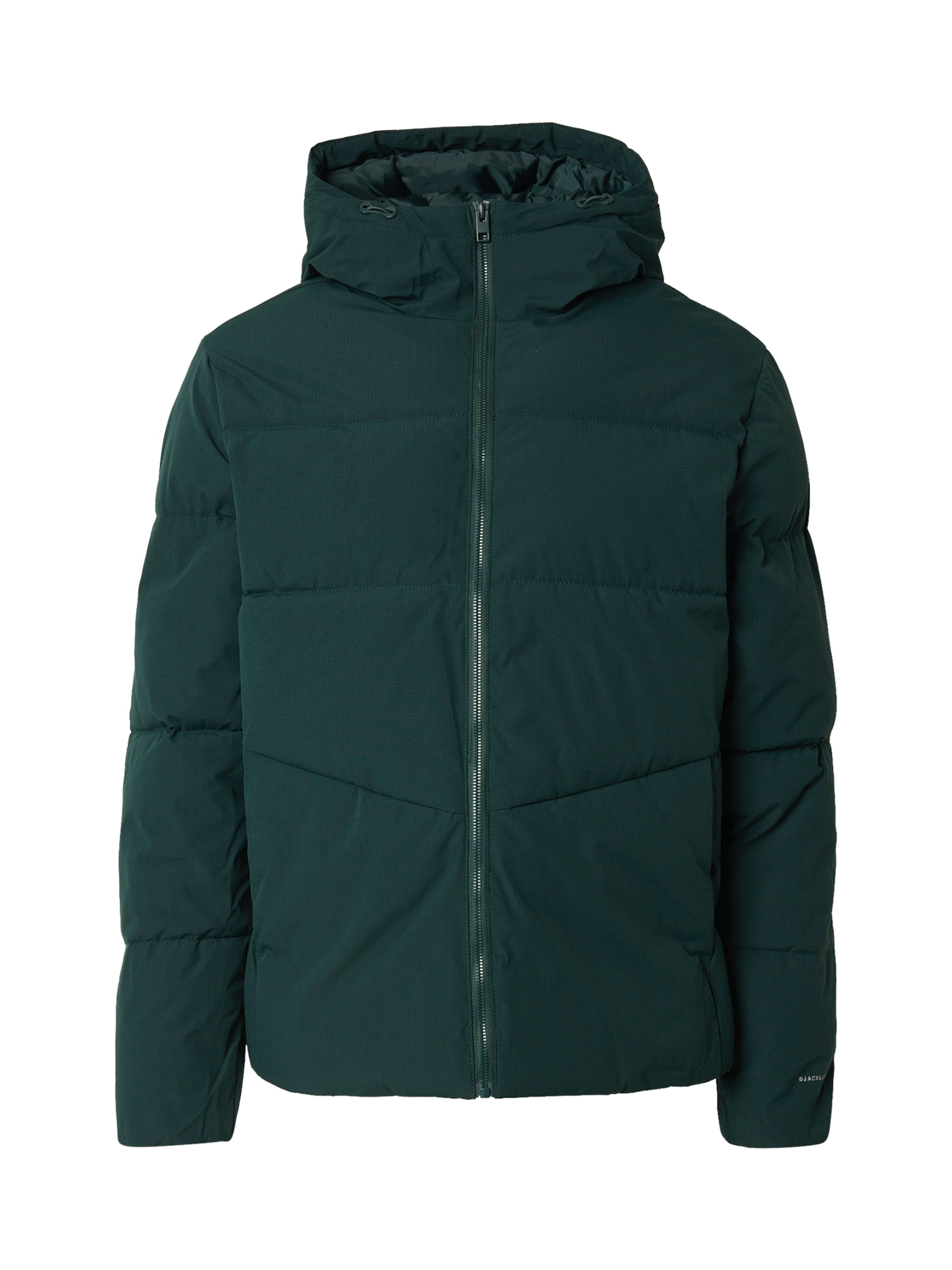 žalia JACK & JONES Žieminė striukė 'JJGLOBAL': priekis