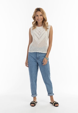 Pull-over IZIA en blanc