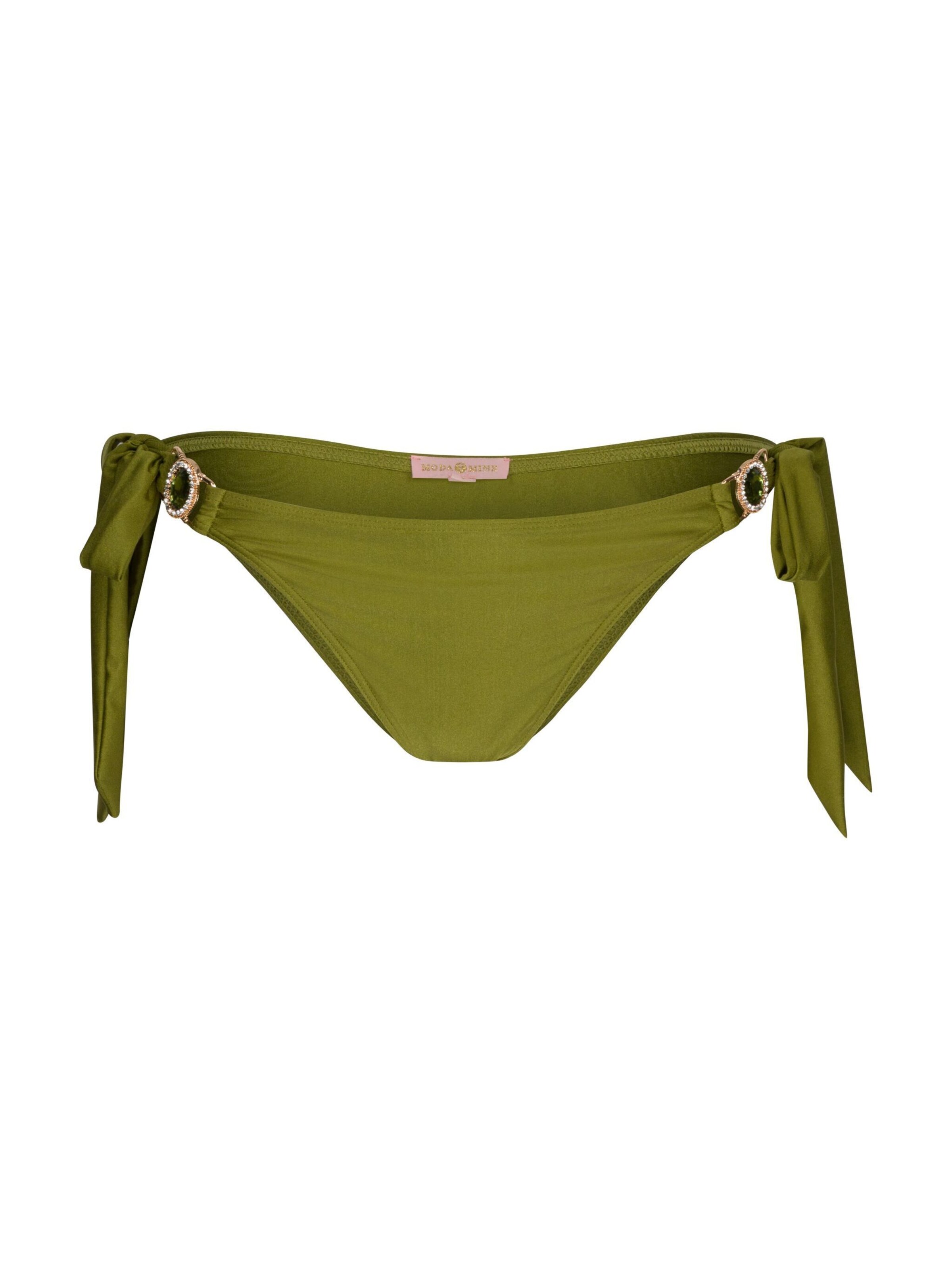 Moda Minx Bikinibroek 'Amour' in Groen: voorkant