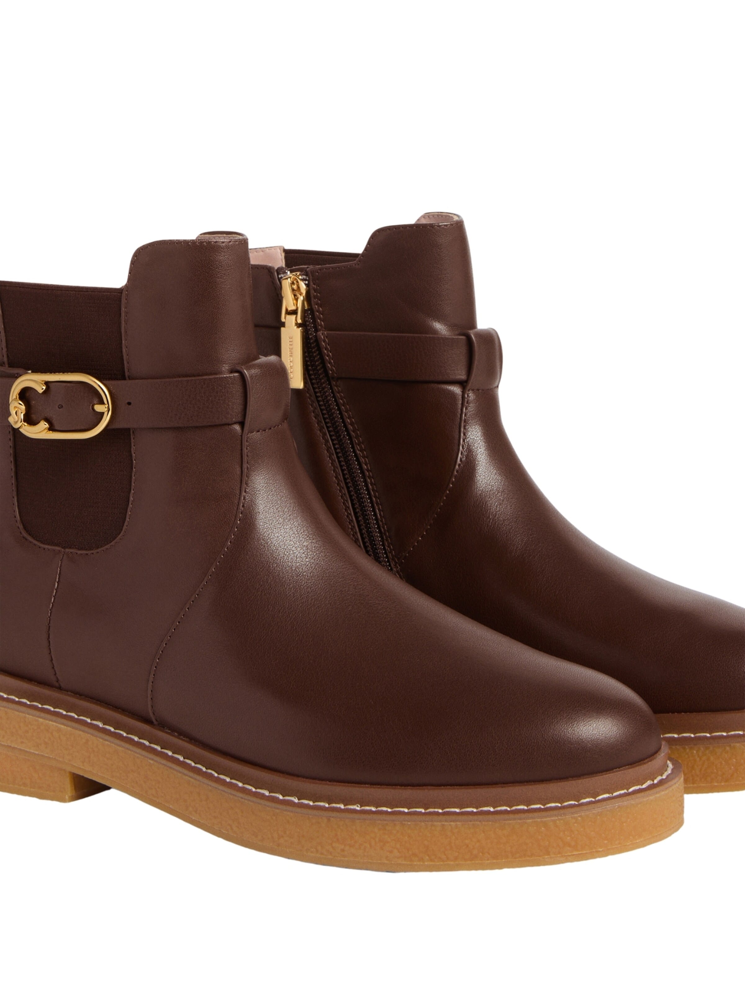 Coccinelle Booties 'C-SANDDLE 1' in Brown