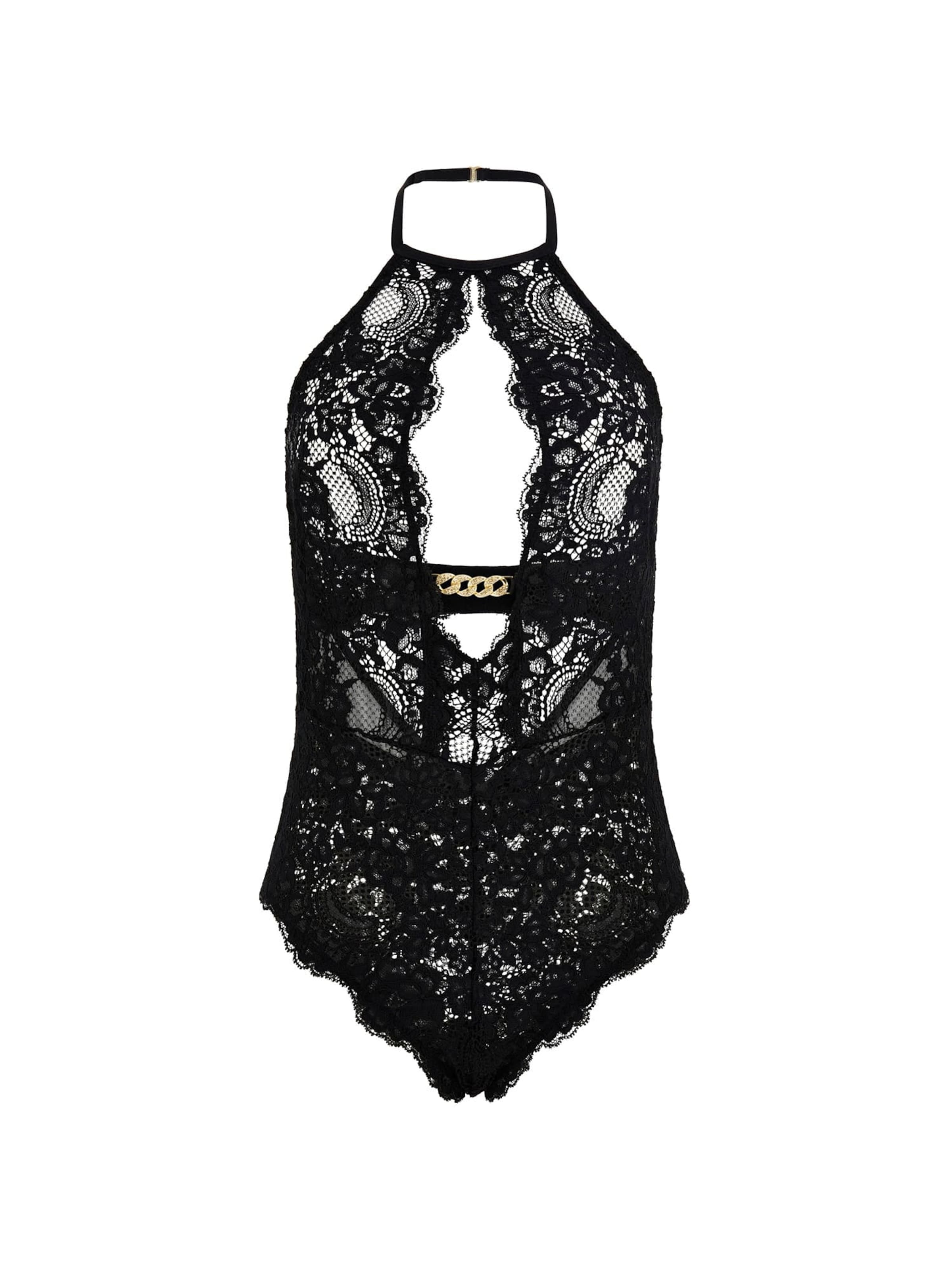 GUESS Bodysuit Grace in Black ABOUT YOU
