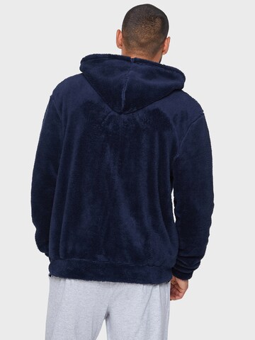 Threadbare Sweatvest 'Franklin Borg' in Blauw