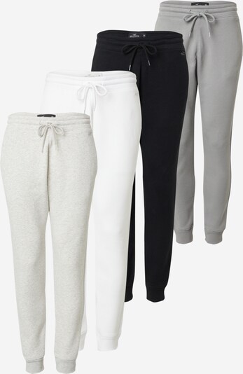 Pantaloni HOLLISTER pe gri deschis / gri amestecat / negru / alb murdar, Vizualizare produs