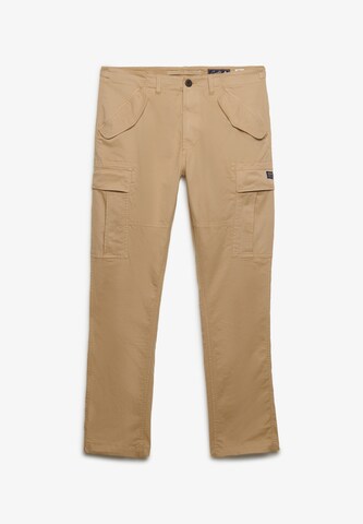Coupe slim Pantalon cargo Superdry & Co en beige