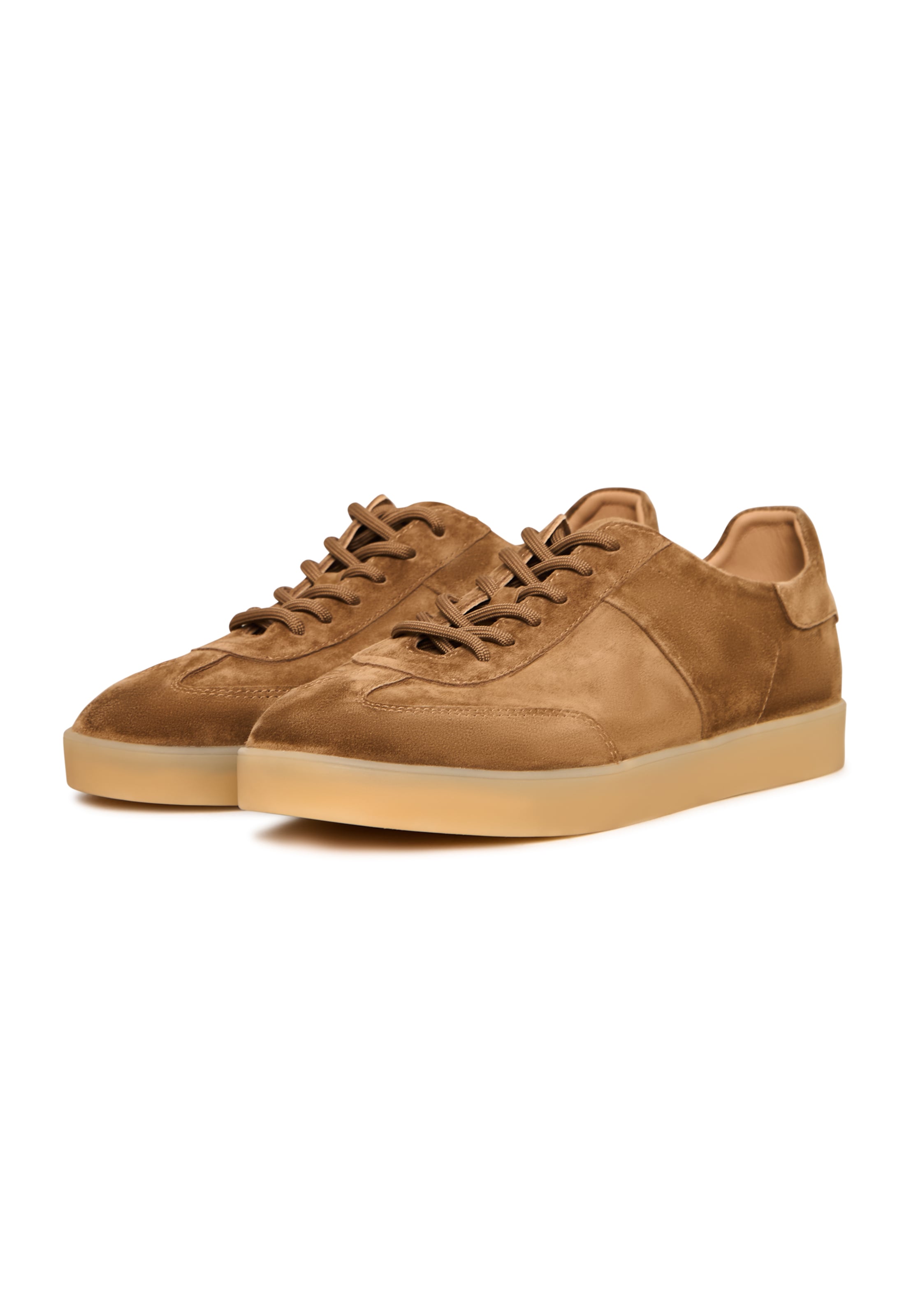 CESARE GASPARI Platform trainers in Brown