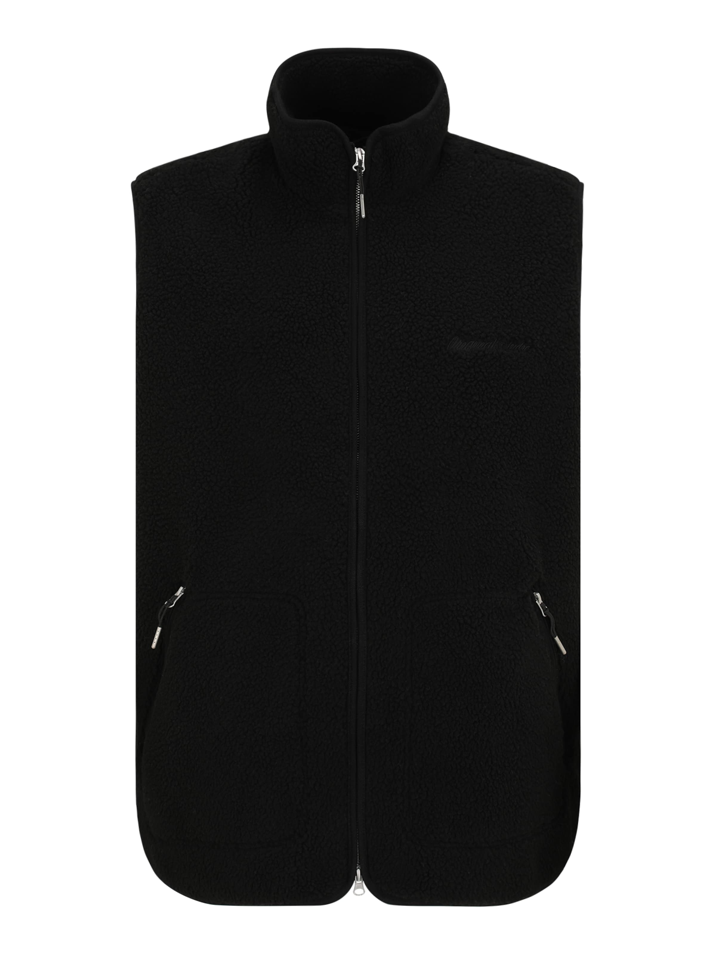 Jack & Jones Plus Weste 'JORNORREBRO' in Schwarz: Vorderseite