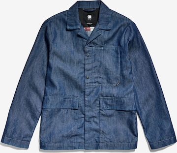 Coupe regular Chemise G-Star RAW en bleu : devant