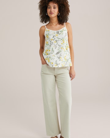 WE Fashion - Top en blanco