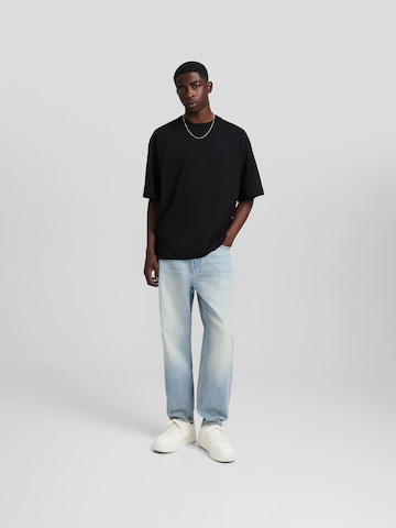 Bershka Loosefit Farmer - kék