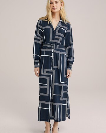 Abito camicia di WE Fashion in blu: frontale