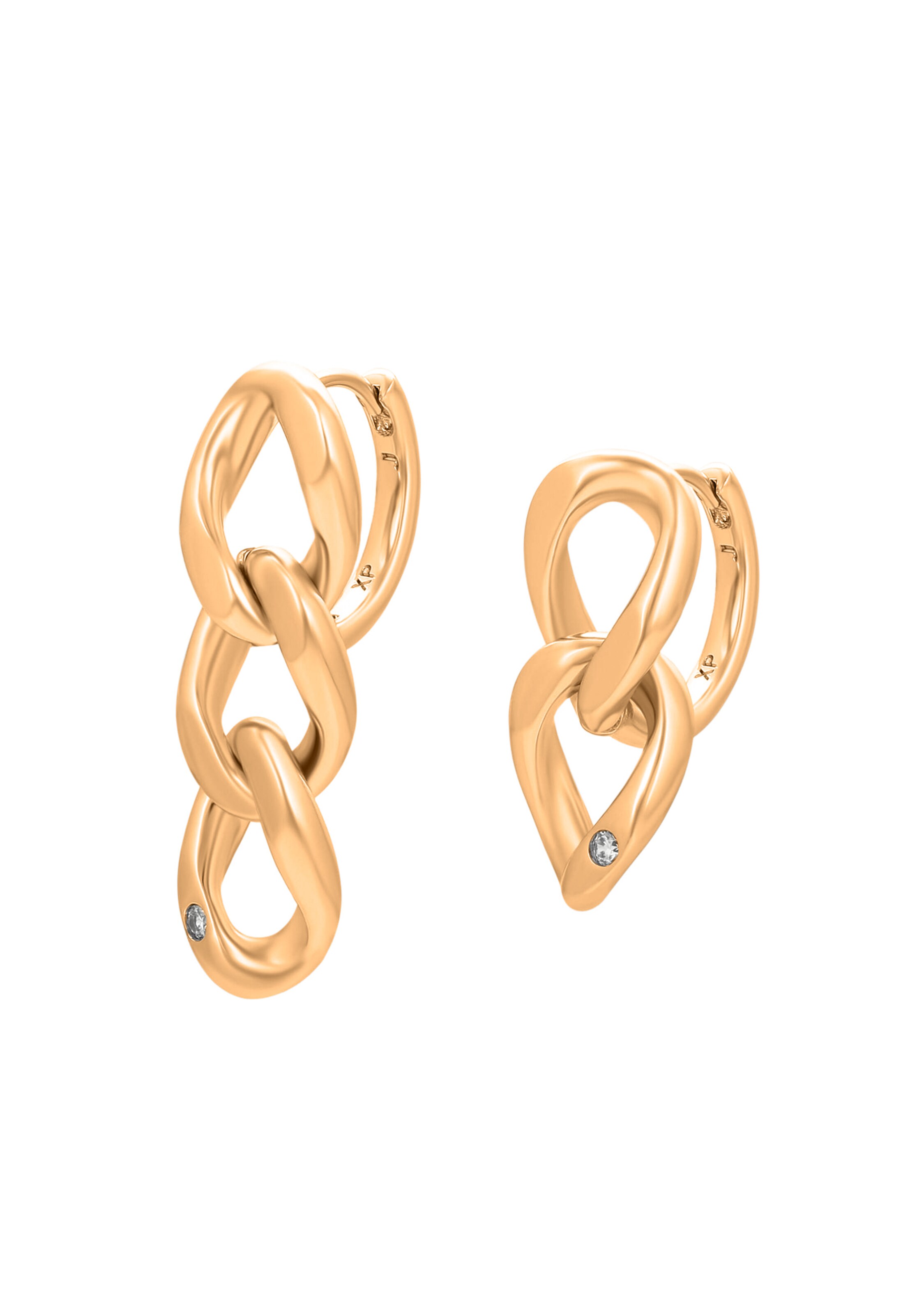Gaya Earrings in Gold: front