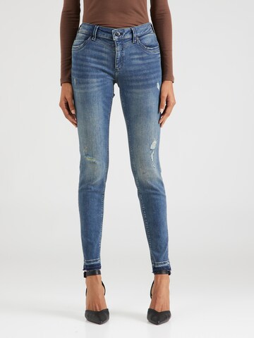 Skinny Jean 'Sadie' QS en bleu : devant
