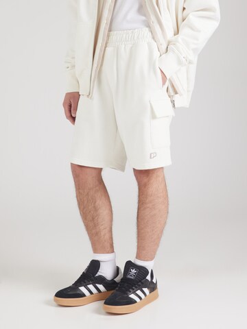 Regular Pantalon cargo 'LEYTON' Pegador en blanc : devant