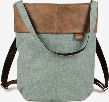 ZWEI Backpack 'OLLI OR12' in Green: front