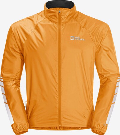 JACK WOLFSKIN Outdoor jacket in Orange / Black / Silver / White, Item view