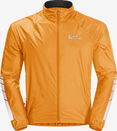 JACK WOLFSKIN Outdoorjacka i orange / svart / silver / vit, Produktvy