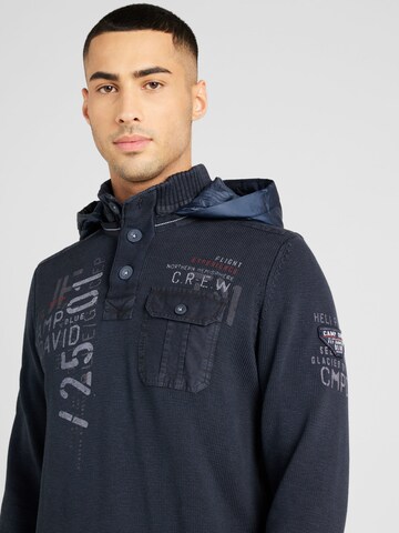 Pull-over CAMP DAVID en bleu