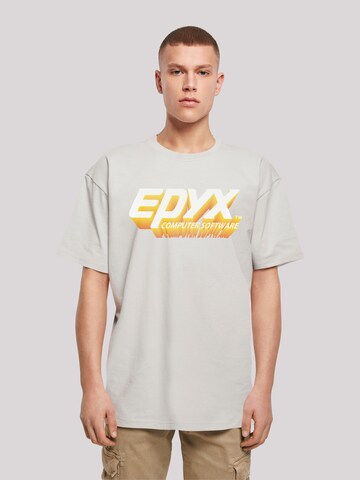 F4NT4STIC Shirt 'EPYX' in Grijs: voorkant