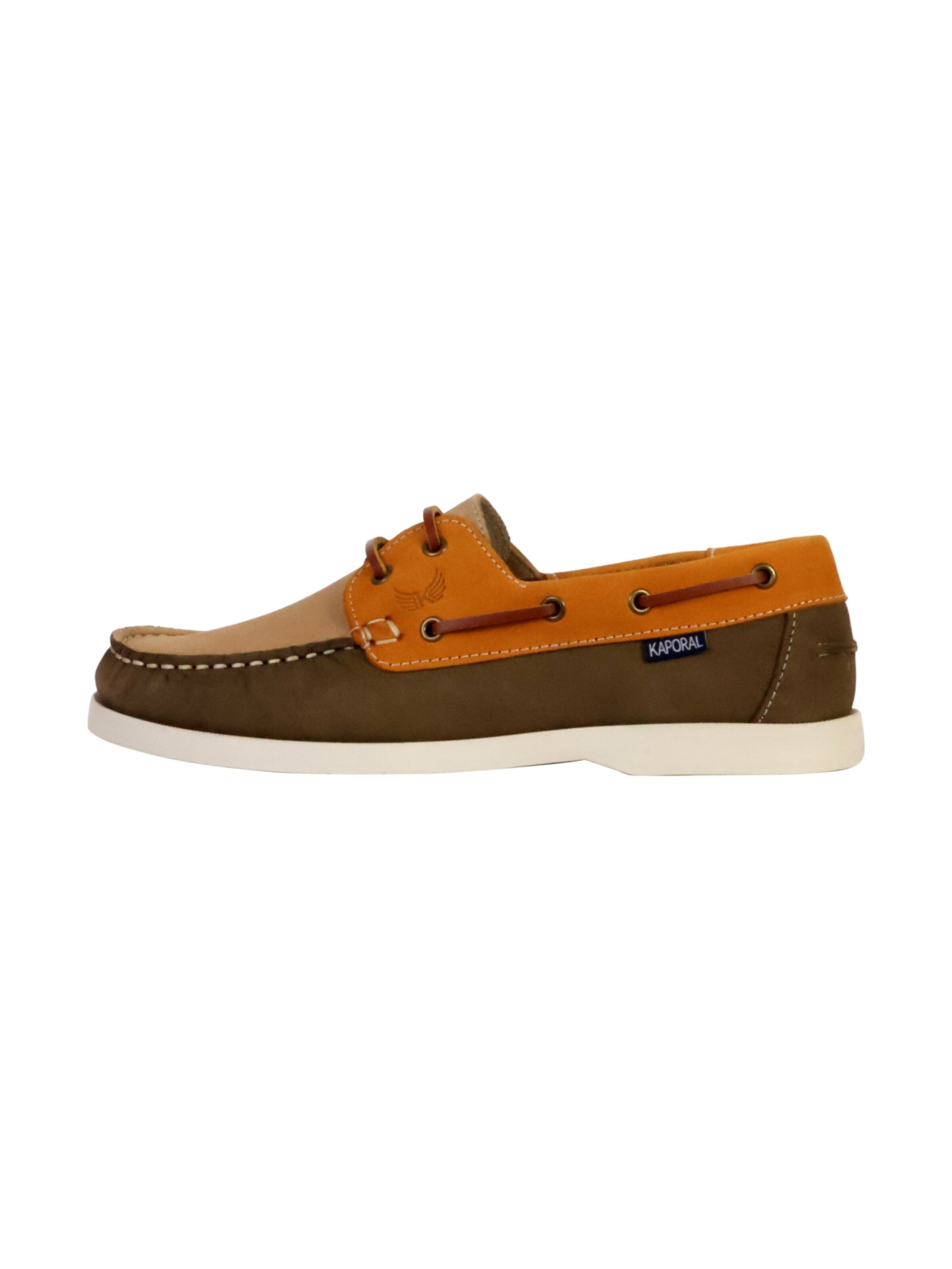 Slipper 'Fably-Ledermokassin' di Kaporal in verde: frontale