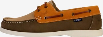 Slipper 'Fably-Ledermokassin' di Kaporal in verde: frontale
