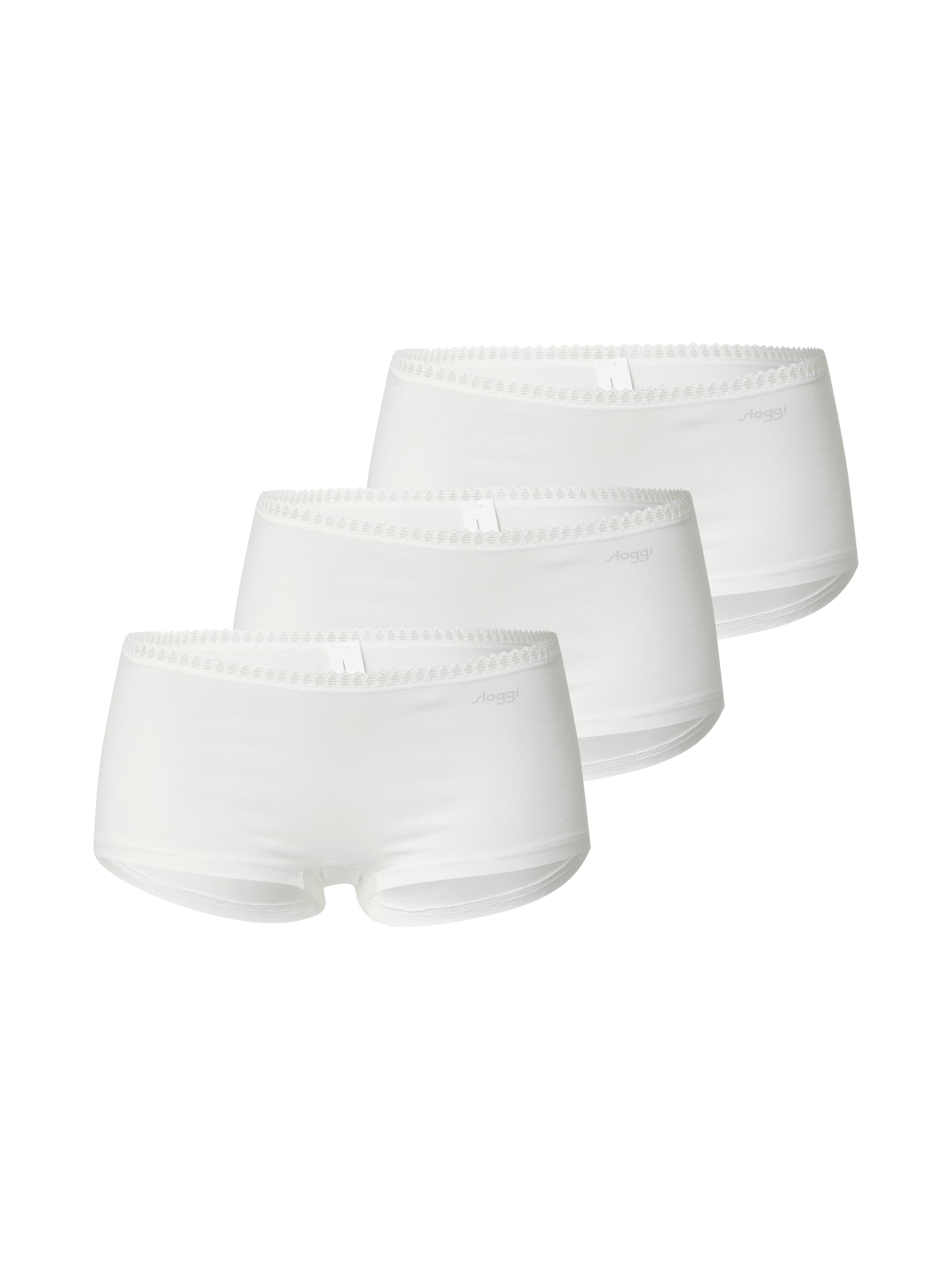 SLOGGI Hipster 'Go Crush' i vit: framsida