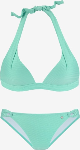 Bikini di s.Oliver in verde: frontale