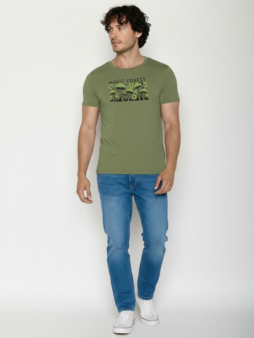GREENBOMB Shirt ' Guide Magic Forest ' in Green