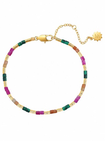 Bracelet 'Candy Color Tube Bead' Hey Happiness en or