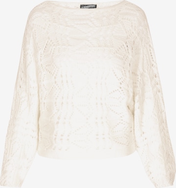 DreiMaster Vintage Pullover in Weiß: Vorderseite