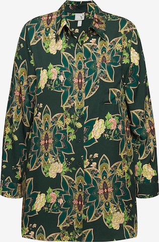 Ulla Popken Blouse in Green: front