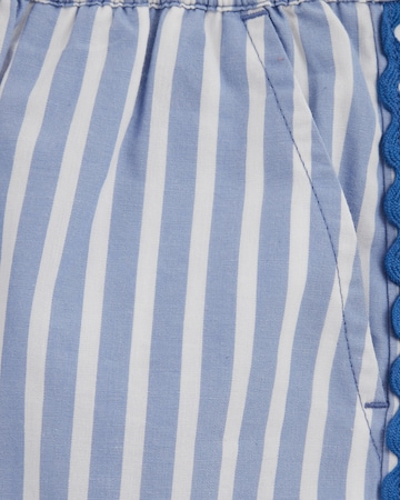 WE Fashion Ohlapna forma Hlače | modra barva