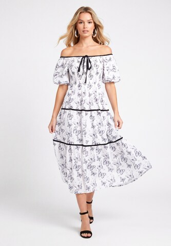 faina Dress in White