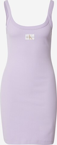 Calvin Klein Jeans Normální Letní šaty – fialová: přední strana