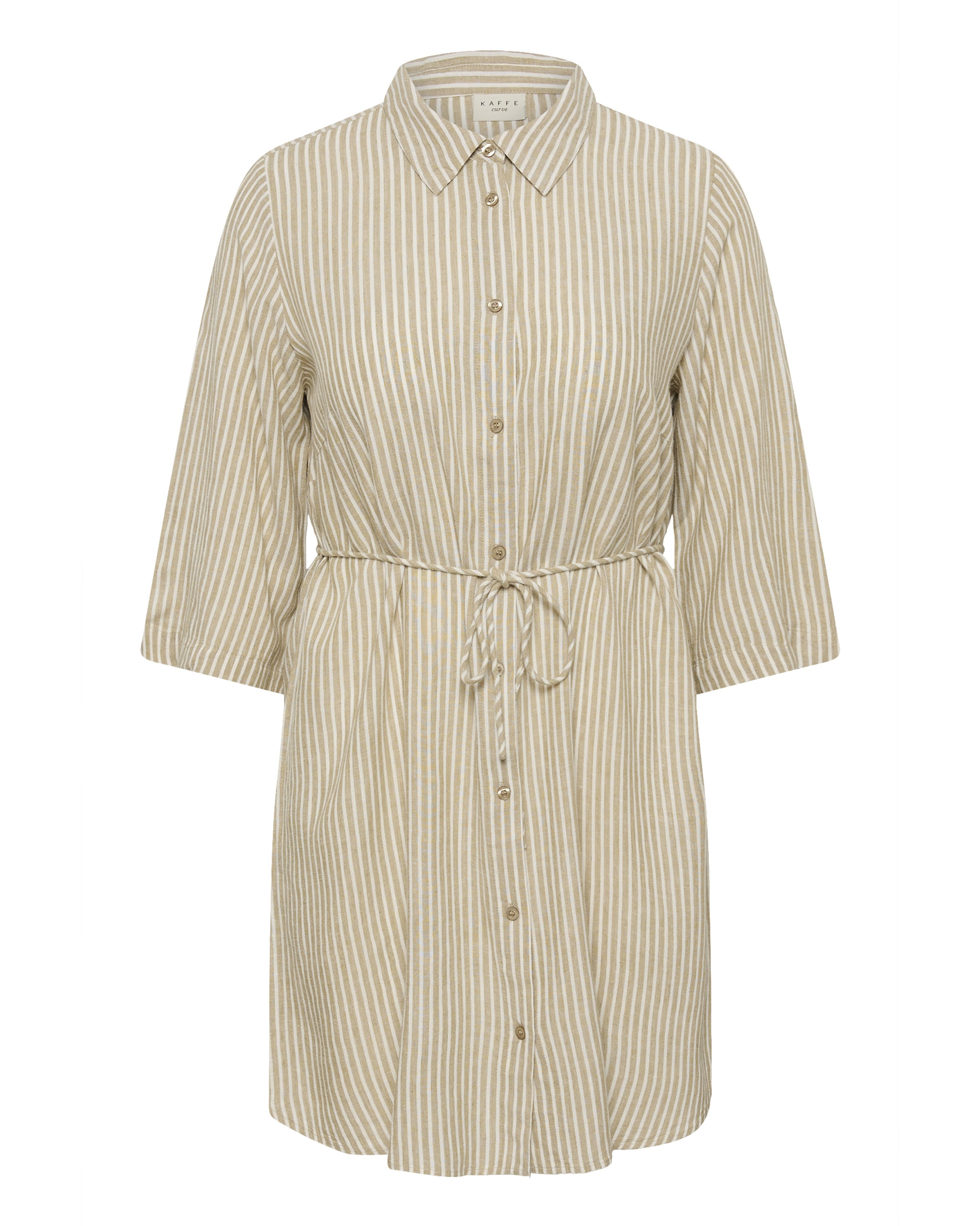 KAFFE CURVE Dress 'KCMille' in Beige: front