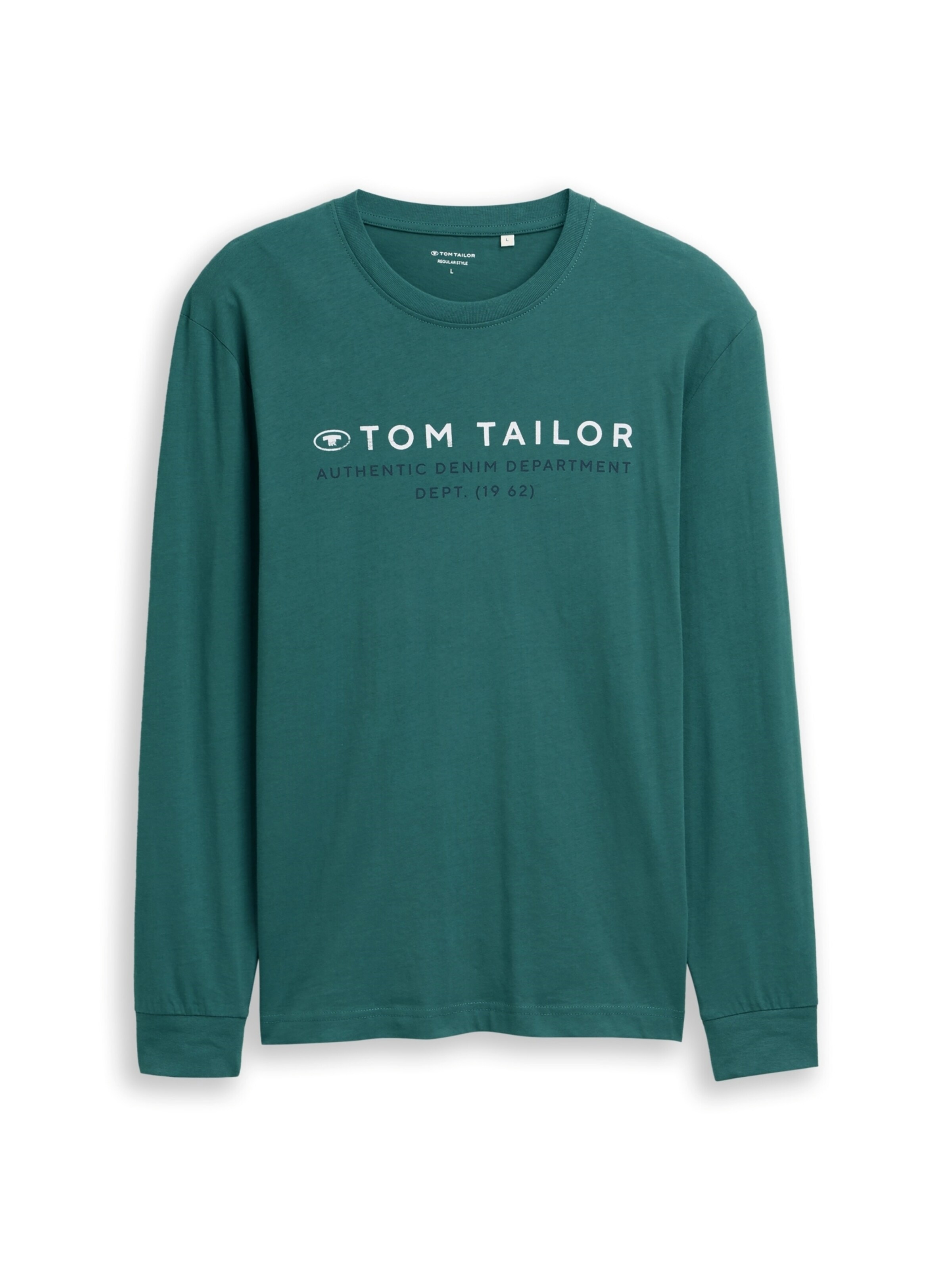 T-Shirt TOM TAILOR en vert : devant