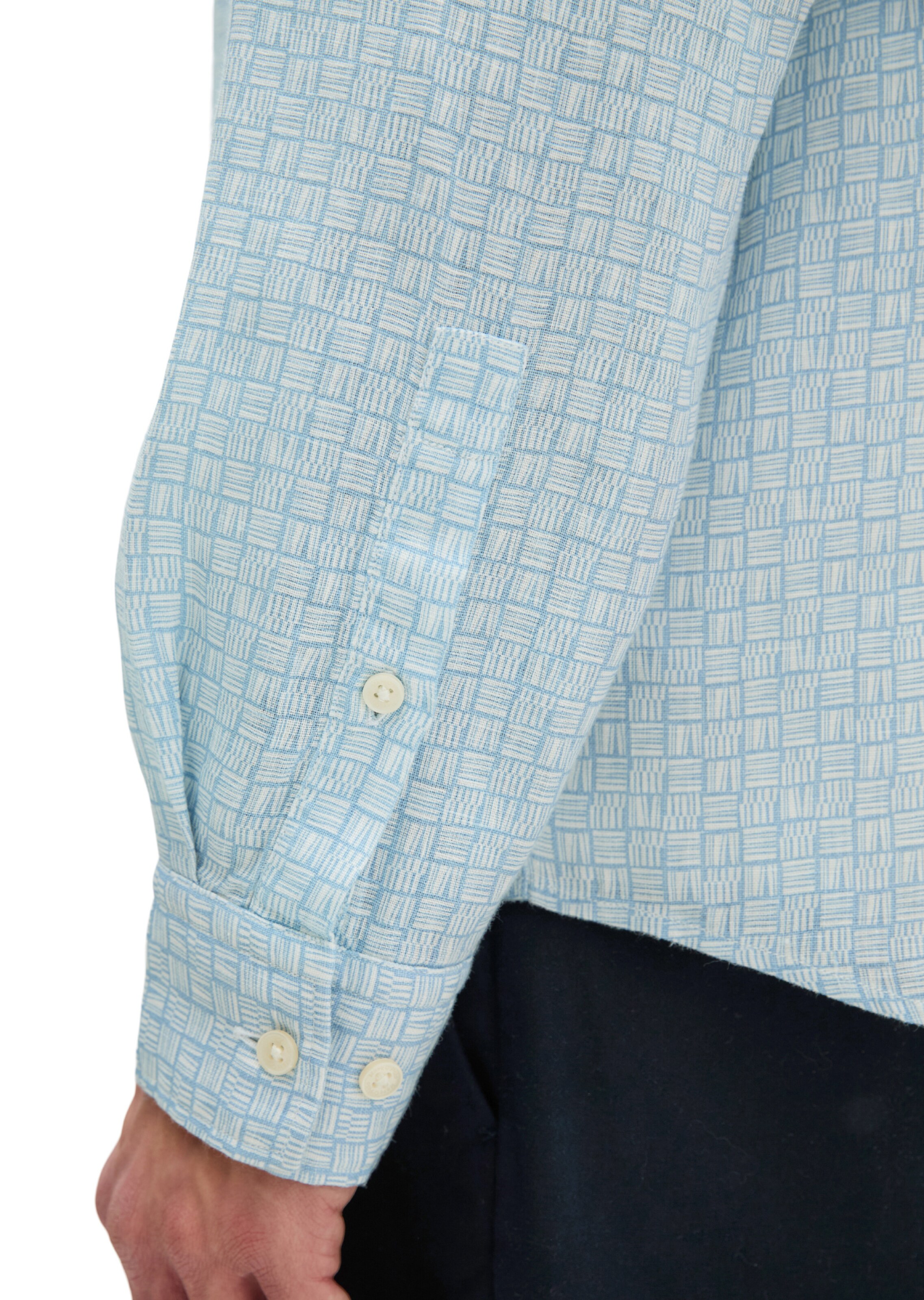 Marc O'Polo Regular fit Button Up Shirt in Blue