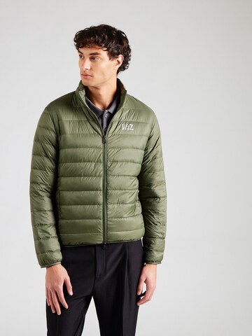 Giacca di mezza stagione di EA7 Emporio Armani in verde: frontale