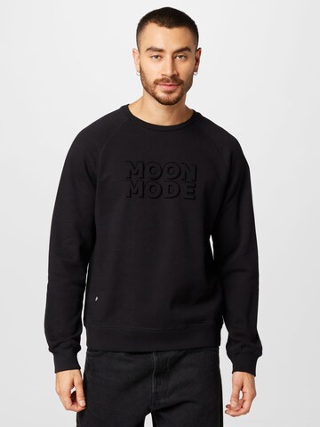 Brava Fabrics - Sweatshirt 'Moon Mode' em preto: frente