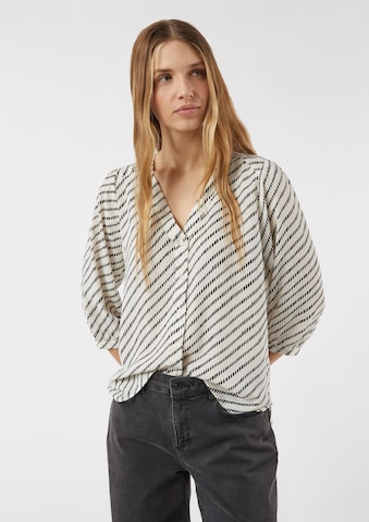 COMMA Bluse in Weiß: Vorderseite