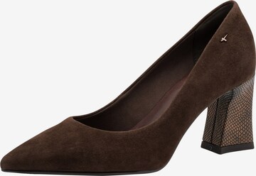 Tamaris Pumps in Braun: Vorderseite