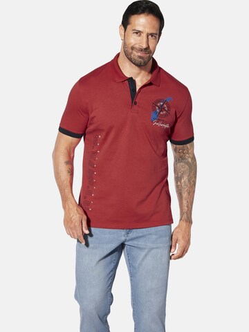 Jan Vanderstorm Shirt ' Arkholm ' in Rood: voorkant