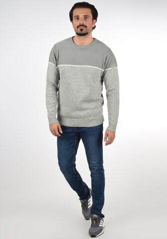 INDICODE JEANS Strickpullover 'Lynn' in Grau