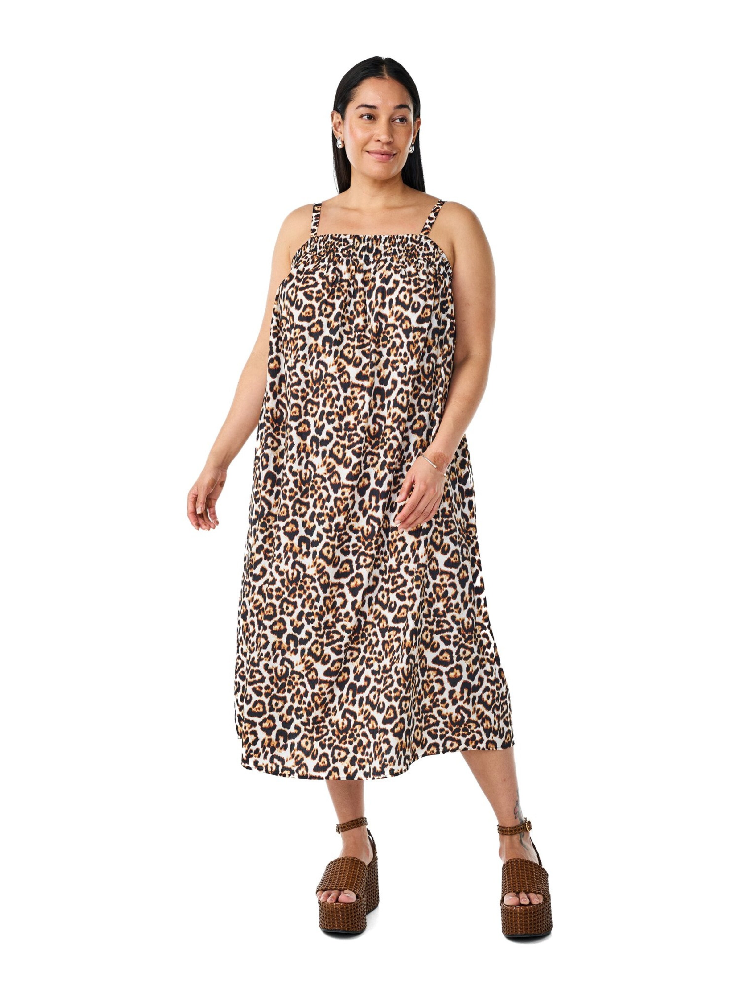 Zizzi Šaty 'Vsol' - Béžová: predná strana