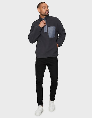 Threadbare Sweatshirt 'Borg' in Grau
