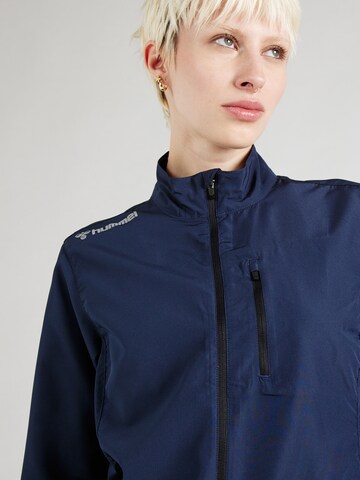 Hummel Sportjacke 'RUN' in Blau