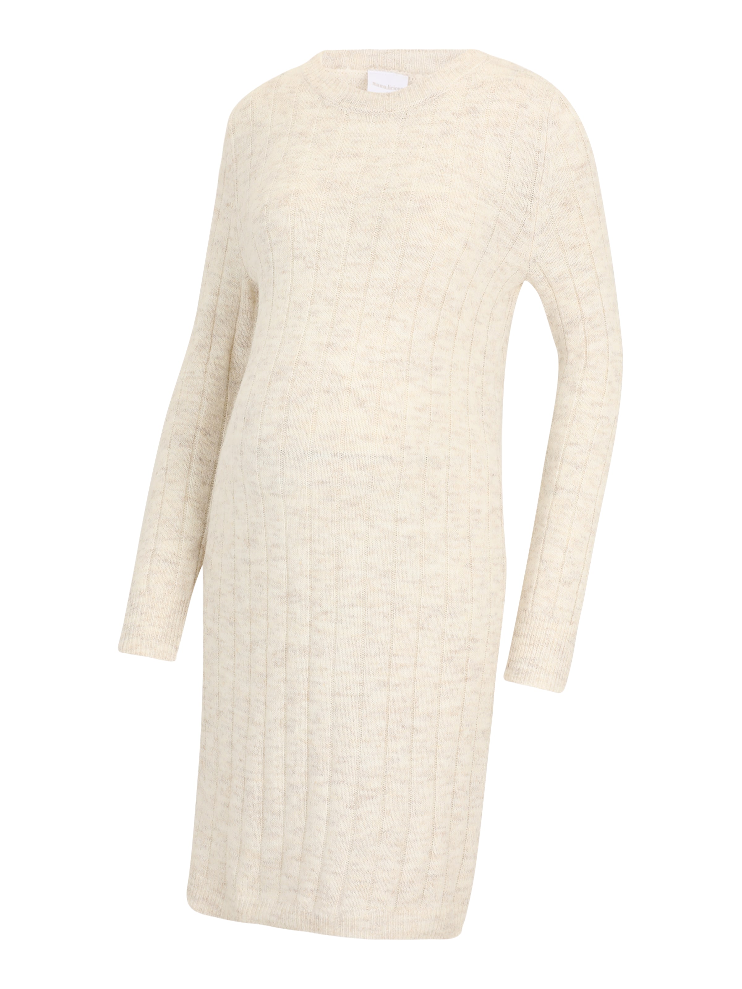 MAMALICIOUS Knit dress 'MLBRENDA' in Beige: front