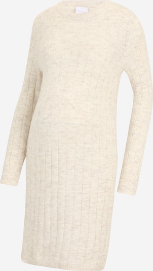 MAMALICIOUS Vestido de punto 'MLBRENDA' en crema, Vista del producto