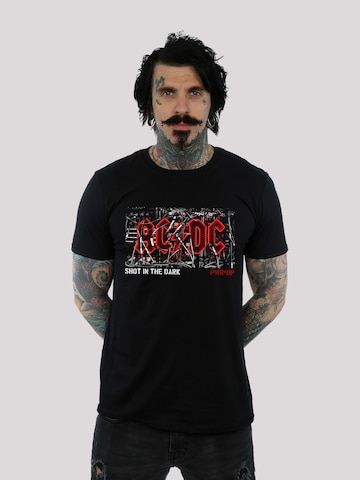 F4NT4STIC Shirt 'ACDC' in Black: front